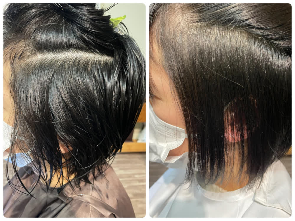 白髪のお悩みに対する頭皮ケアのご提案事例